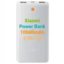 Power bank Xiaomi 10000mAh Lite con carga rápida 22.5W y 3 puertos