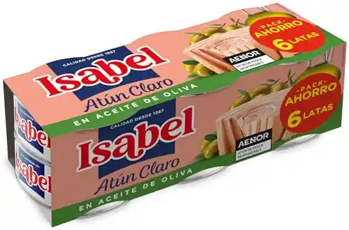PROMO 3x2 Atún Claro En Aceite De Oliva Isabel - 18 latas = 15,23€