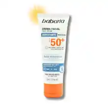 Protector Solar Facial Con Acido Hialuronico 50+ Babaria