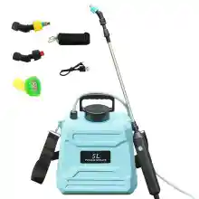 Pulverizador eléctrico de hombro 5L con batería USB y pistola