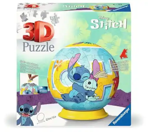 Puzzle 3D Bola Stitch 72 Piezas