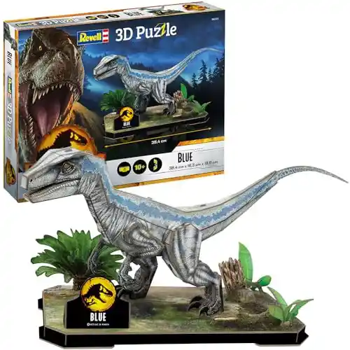 Puzzle 3D Jurassic World-Blue Velociraptor