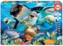 Puzzle Selfie Bajo el Agua 100 Piezas