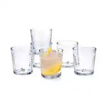 Quid Gala - Set 6 vasos forma baja 26cl, Aptos para lavavajillas, vidrio