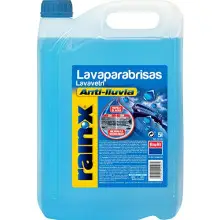 Rain-X 14126 Lavaparabrisas anti-lluvia protección -5°C, Fabricado en España, Repelente lluvia, Parabrisas, 5 litros
