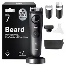 Recortadora de barba Braun Series 7 BT7535 con 40 ajustes de longitud y 120 min de autonomía