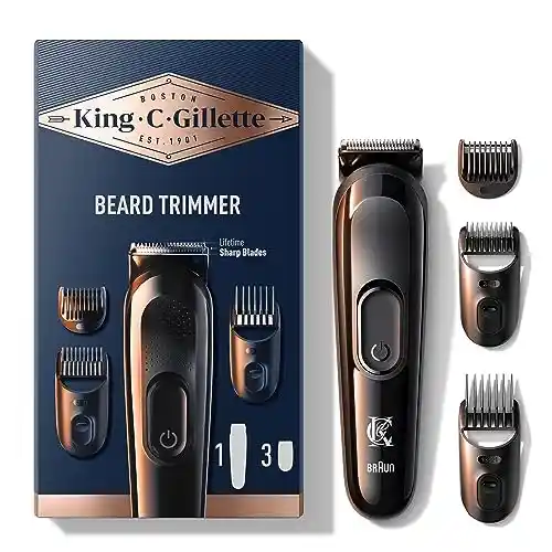 Recortadora de Barba y Cortapelos Inalámbrica King C. Gillette