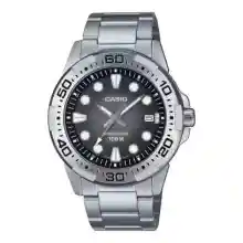 Reloj Casio MTD-140D-1AV para hombre analógico con acero inoxidable y WR 100M