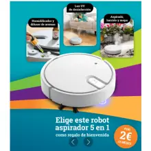 ¡Robot Aspirador 5 en 1! — por solo 4 € ¡MEGACHOLLO!