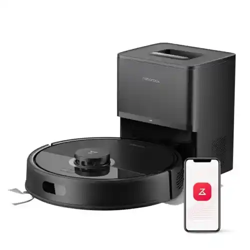 Robot aspirador y fregador Roborock Q7L5+ con base autovaciado, 8000 Pa y mapeo LiDAR