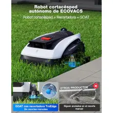 Robot Cortacésped inalámbrico Ecovacs Goat O1200 LiDAR Pro Care Kit