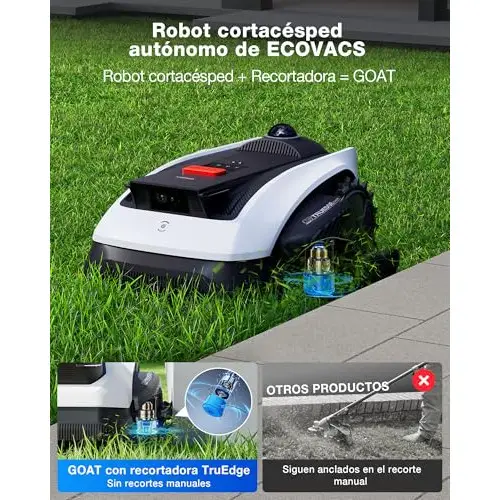 Robot Cortacésped inalámbrico Ecovacs Goat O1200 LiDAR Pro Care Kit