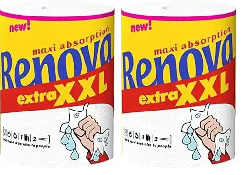 Rollos de cocina Renova Maxiabsorption XXL - Pack 2