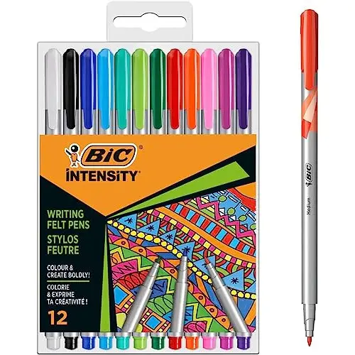 Rotuladores BIC Intensity Medium - Pack de 12