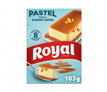 Royal Pastel Fresco Sabor Limón con Caramelo Líquido