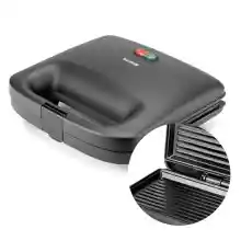 Sandwichera Huslog QuickBite 1000W, ideal para preparar sándwiches.