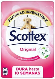 Scottex Original Papel Higiénico - 48 Rollos