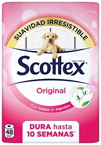 Scottex Original Papel Higiénico - 48 Rollos