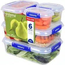 Set 6 Tuppers Klip It Plus Essentials