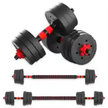 Set ajustable de mancuernas peso total 10kg