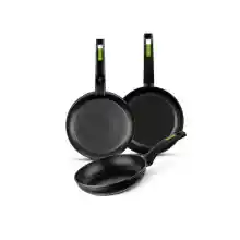 Set de 3 Sartenes antiadherentes Monix Green 18-22-26 cm