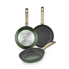 Set de 3 sartenes Monix Amazonia 18-22-26 cm