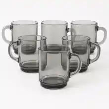Set de 6 Tazas de Vidrio con Asa Duralex 26cl - Varios colores a elegir