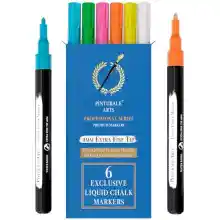 Set de 6x Rotuladores Tiza Líquida