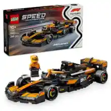 Set de construcción LEGO McLaren MCL38 con 269 piezas y minifigura de piloto