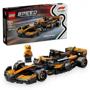Set de construcción LEGO McLaren MCL38 con 269 piezas y minifigura de piloto