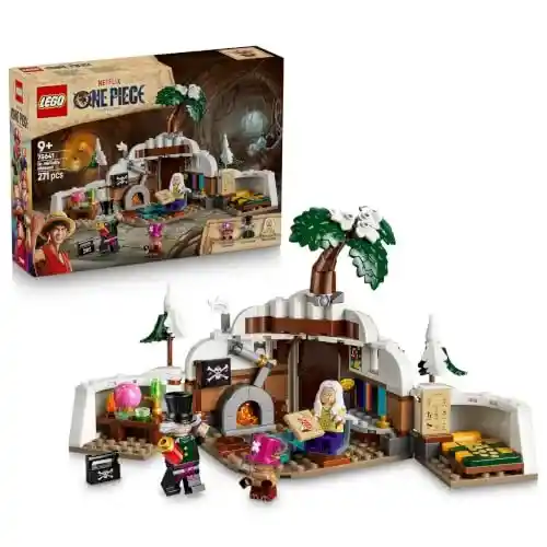 Set de construcción LEGO One Piece Guarida del Doctor Hiriluk con 3 minifiguras