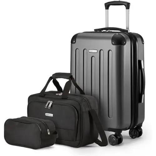 Set de Equipaje 3 Piezas Amazon Basics - 3 colores a elegir