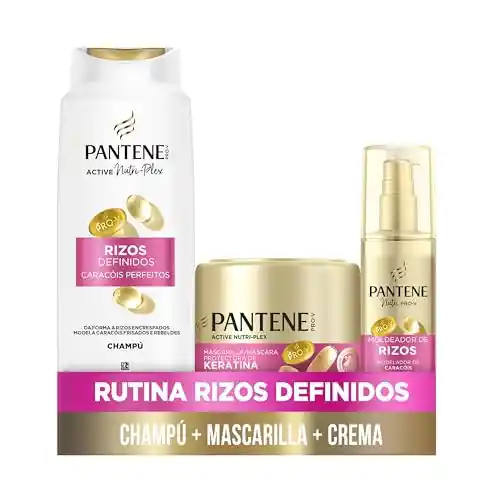 Set de Pantene Pro-V Champú, Mascarilla y Crema