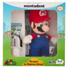 Set dental Mentadent Kids Super Mario con cepillo, pasta de dientes y peluche