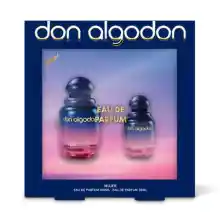 Set Eau de Parfum Mujer Don Algodón (100 ml + 30 ml) floral gourmand