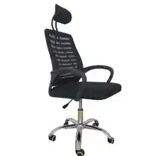 Silla de escritorio ergonómica con soporte lumbar y respaldo transpirable
