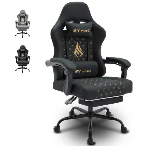 Silla gaming Symino de estilo Racing
