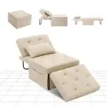 Sillón convertible FLEXISPOT con respaldo ajustable en 5 posiciones