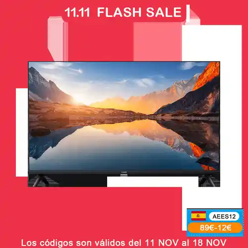 Smart tv 32" Xiaomi TV A 32 2025 (desde las 00h del 11/11 hasta agotar stock)