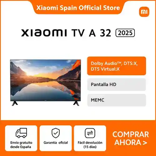 Smart tv 32" Xiaomi TV A 32 2025