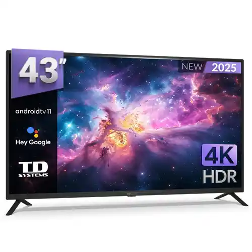 Smart TV 43" 4K Android 11 TD Systems K43DLC20GLE
