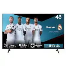 Smart TV Hisense UHD 4K de 43 pulgadas