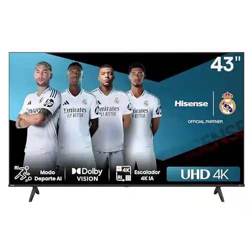 Smart TV Hisense UHD 4K de 43 pulgadas