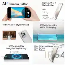 Smartphone HONOR 400 Lite 5G 8GB/256GB