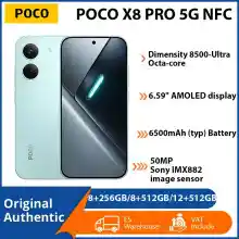 Smartphone Poco X8 Pro con 5G, NFC y batería de 6500mAh