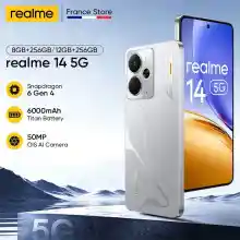 Smartphone Realme 14 5G (8GB/256GB) con pantalla AMOLED 120Hz y cámara 50MP OIS