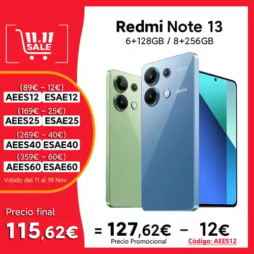 Smartphone Xiaomi Redmi Note 13 6GB+128GB