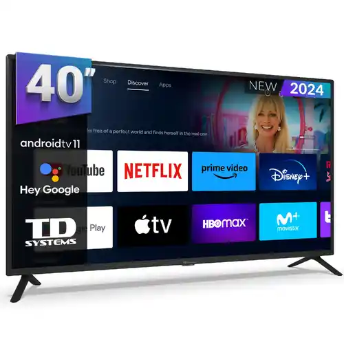 SmartTV TD Systems de 40" HD con Android 11 + Chromecast