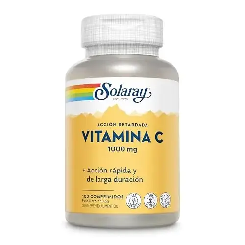 Solaray Vitamina C 1000mg acción retardada 100 comp