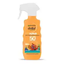 Spray Protector SPF50 Eco-Diseñado para Niños Garnier Delial 300ml